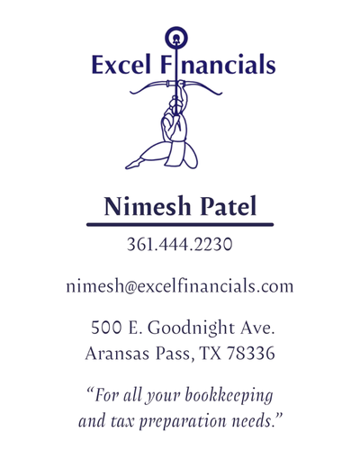 Excel Financials - Nimesh Patel